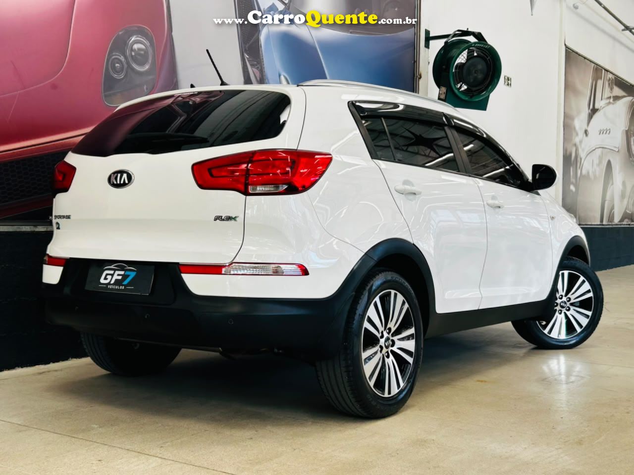 KIA   SPORTAGE LX 2.0 16V 2.0 16V FLEX  AUT.   BRANCO 2014 2.0 FLEX - Loja
