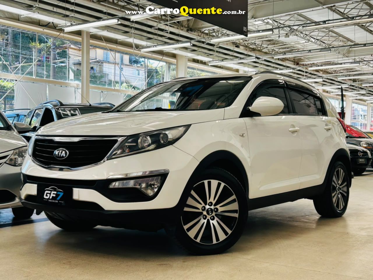KIA   SPORTAGE LX 2.0 16V 2.0 16V FLEX  AUT.   BRANCO 2014 2.0 FLEX - Loja