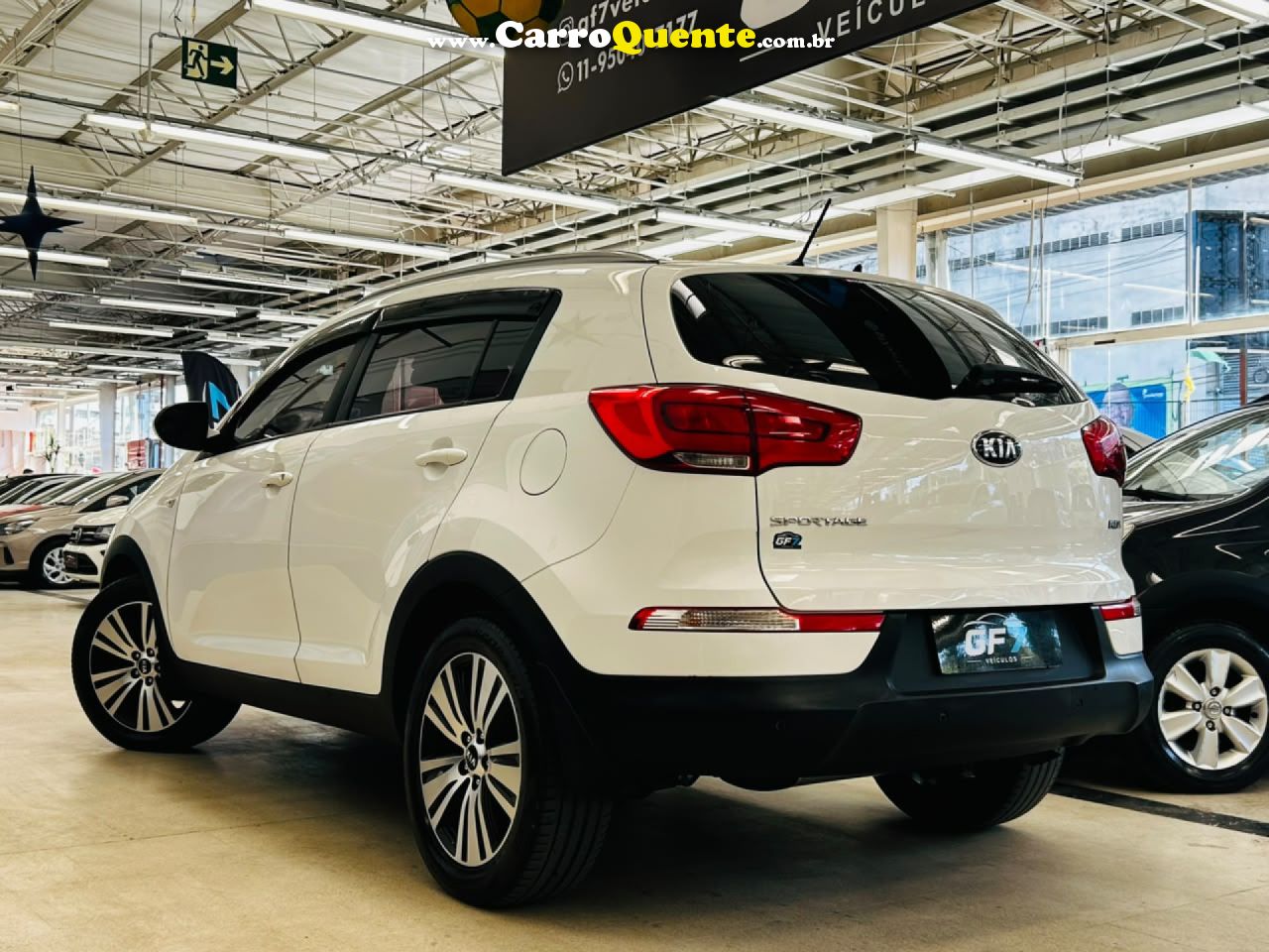 KIA   SPORTAGE LX 2.0 16V 2.0 16V FLEX  AUT.   BRANCO 2014 2.0 FLEX - Loja
