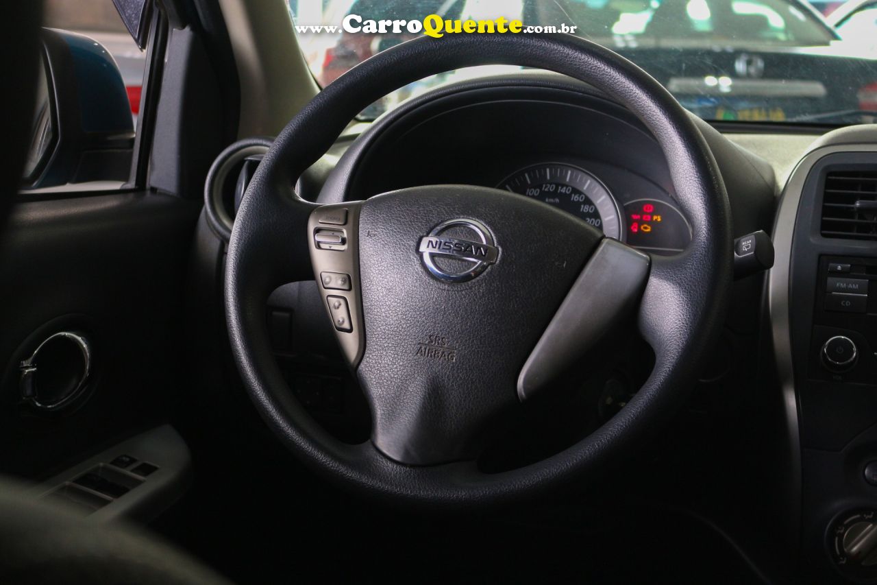 NISSAN   MARCH SV 1.0 12V FLEX 5P   AZUL 2016 1.0 FLEX - Loja
