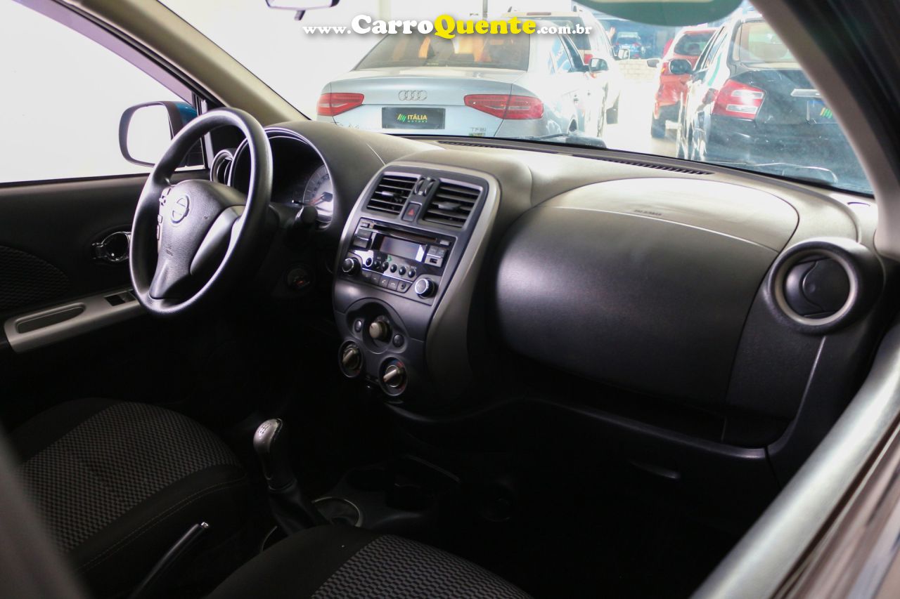 NISSAN   MARCH SV 1.0 12V FLEX 5P   AZUL 2016 1.0 FLEX - Loja