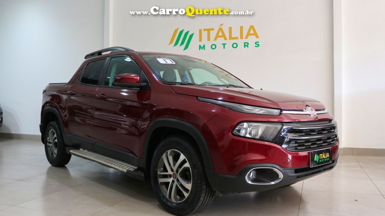 FIAT   TORO FREEDOM 2.4 16V FLEX AUT.   VERMELHO 2017 2.4 FLEX - Loja