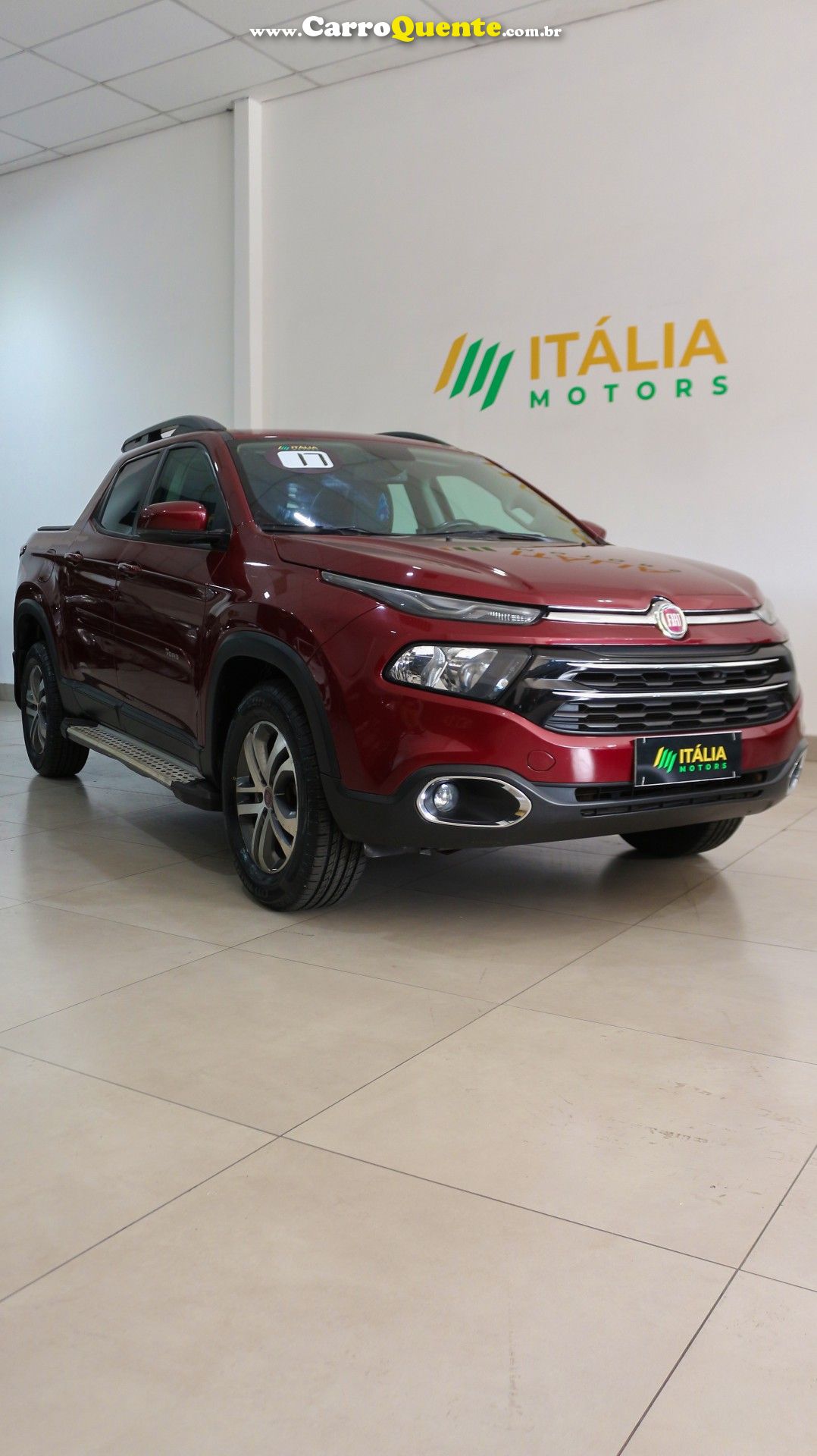 FIAT   TORO FREEDOM 2.4 16V FLEX AUT.   VERMELHO 2017 2.4 FLEX - Loja