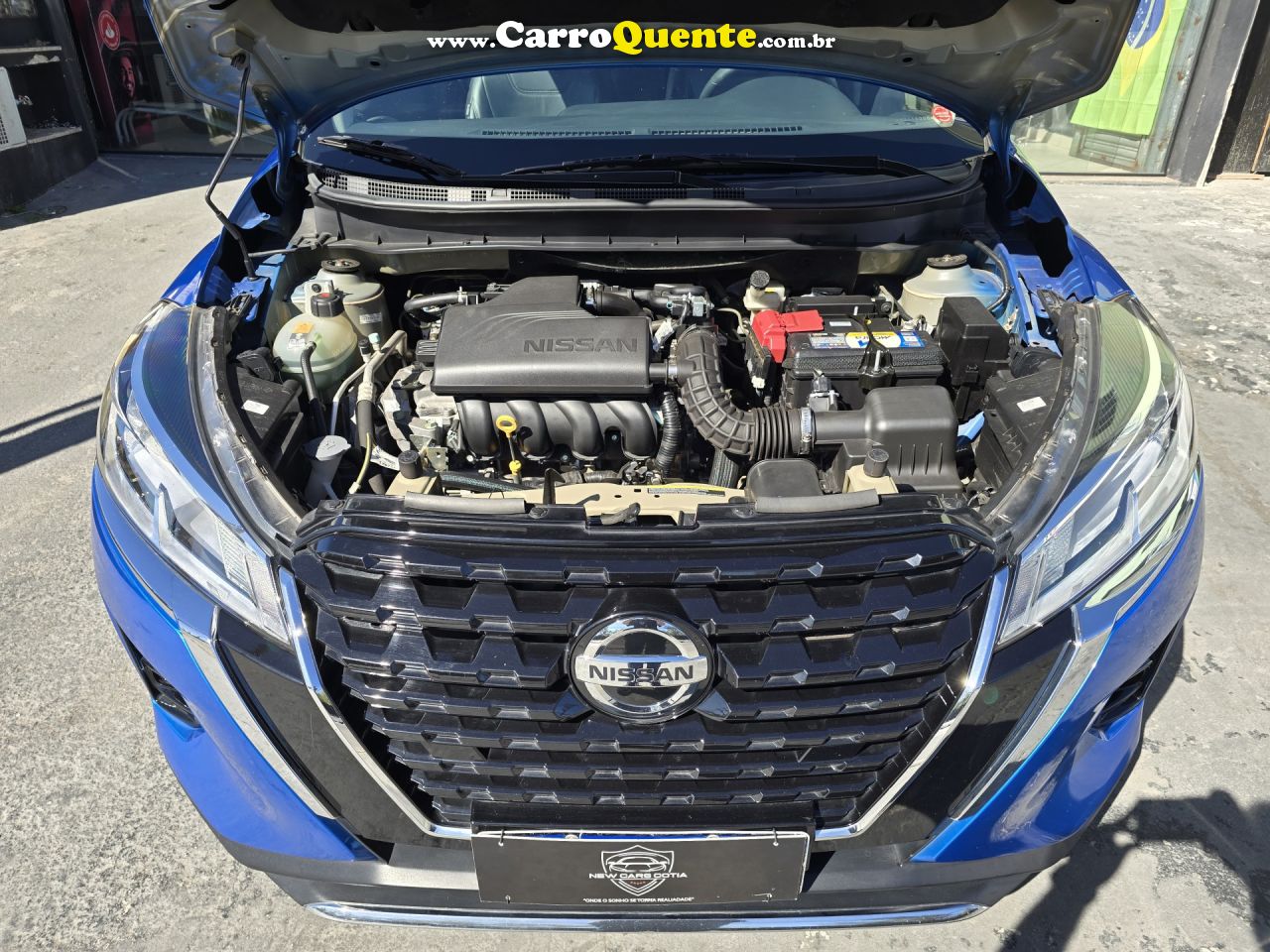 NISSAN   KICKS ADVANCE 1.6 16V FLEX AUT.   AZUL 2022 1.6 FLEX - Loja