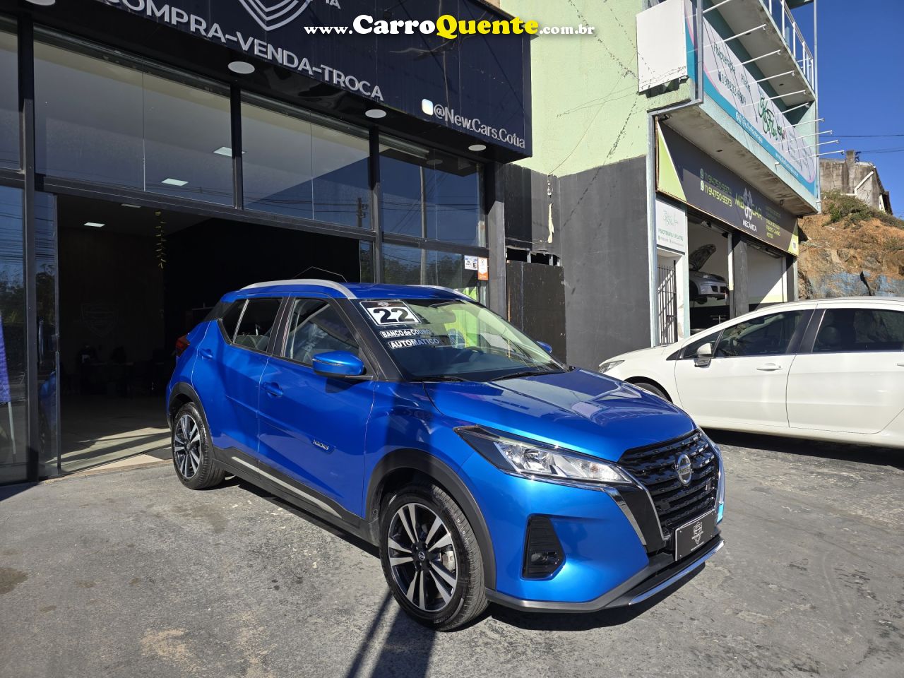 NISSAN   KICKS ADVANCE 1.6 16V FLEX AUT.   AZUL 2022 1.6 FLEX - Loja