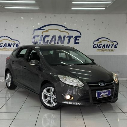 FORD   FOCUS 2.0 16VSESE PLUS FLEX 5P AUT.   CINZA 2014 2.0 FLEX