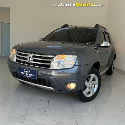 RENAULT   DUSTER 1.6 HI-FLEX 16V MEC.   CINZA 2013 1.6 GASOLINA