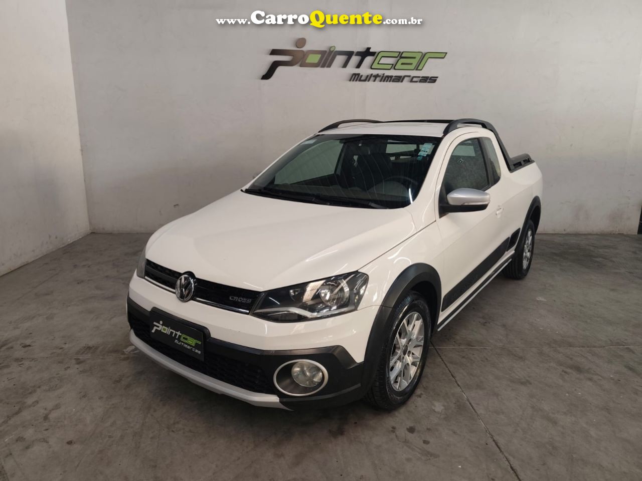 VOLKSWAGEN   SAVEIRO CROSS 1.6 MI TOTAL FLEX 8V CE   BRANCO 2014 1.6 FLEX - Loja