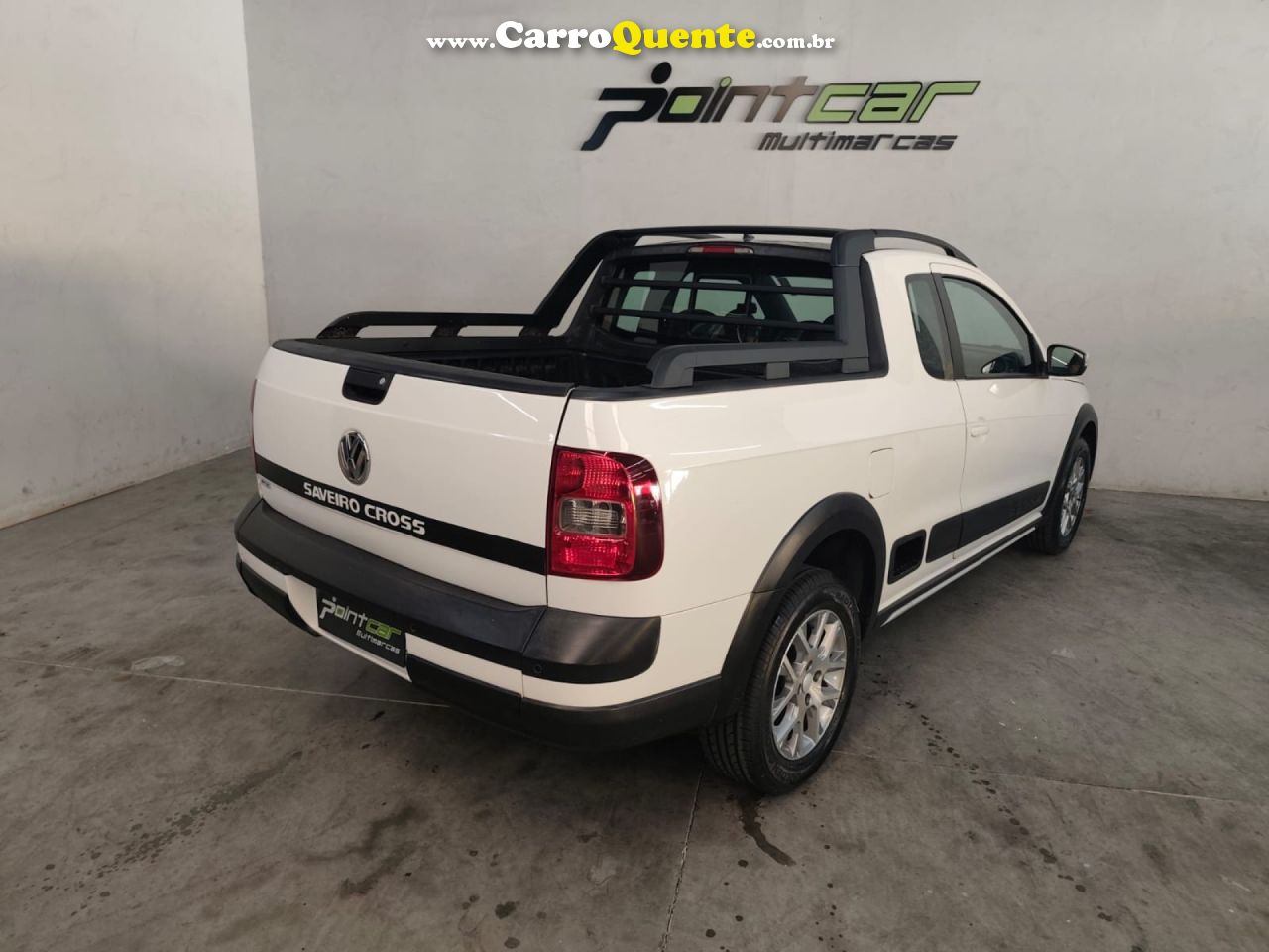 VOLKSWAGEN   SAVEIRO CROSS 1.6 MI TOTAL FLEX 8V CE   BRANCO 2014 1.6 FLEX - Loja