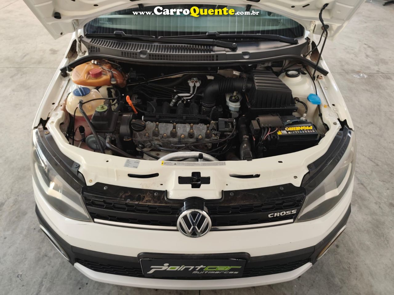 VOLKSWAGEN   SAVEIRO CROSS 1.6 MI TOTAL FLEX 8V CE   BRANCO 2014 1.6 FLEX - Loja