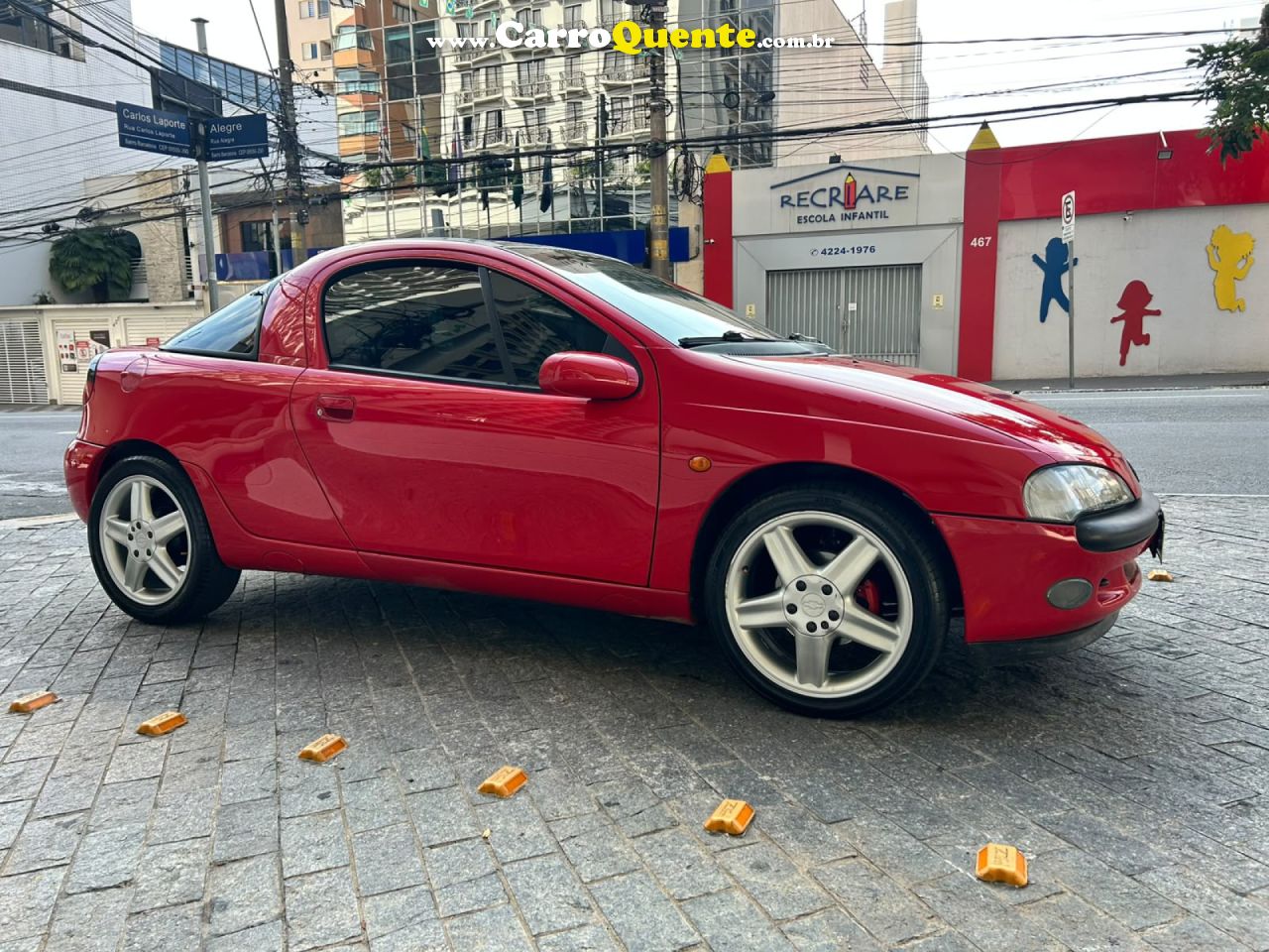 CHEVROLET   TIGRA 1.6 16V   VERMELHO 1998 1.6 GASOLINA - Loja