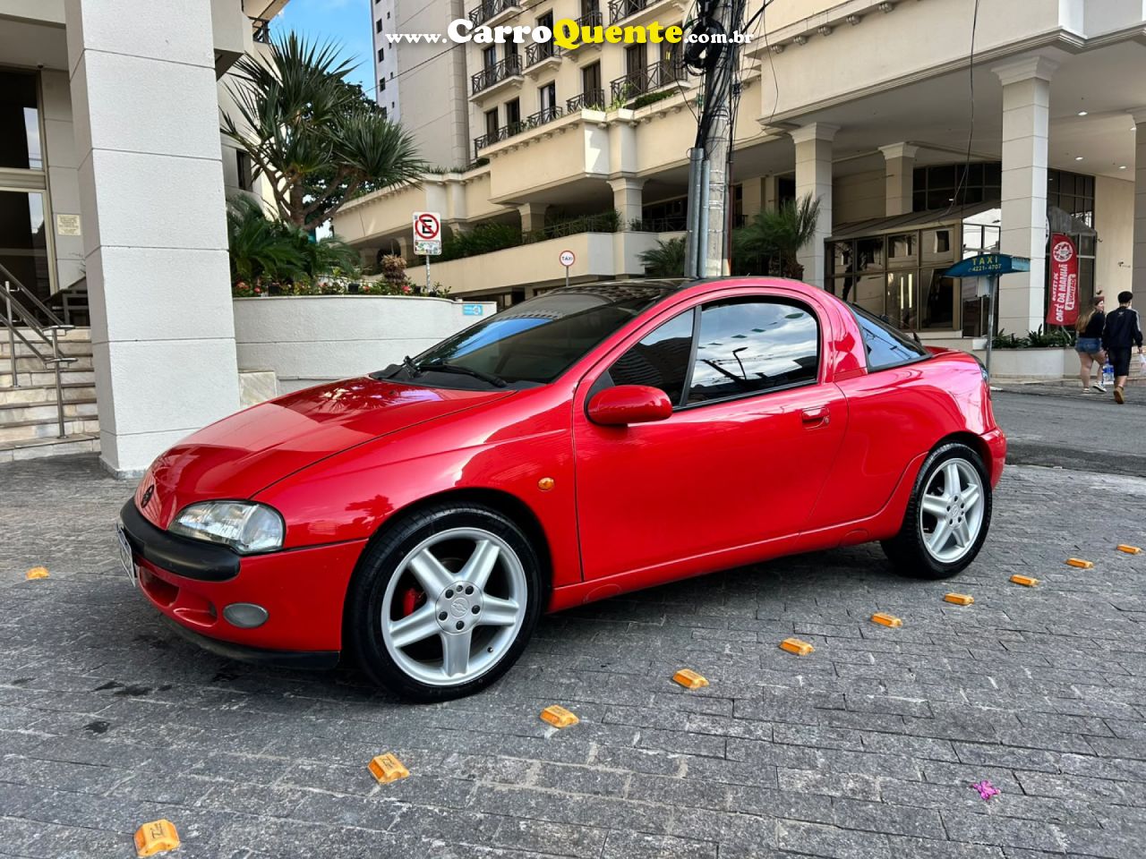 CHEVROLET   TIGRA 1.6 16V   VERMELHO 1998 1.6 GASOLINA - Loja