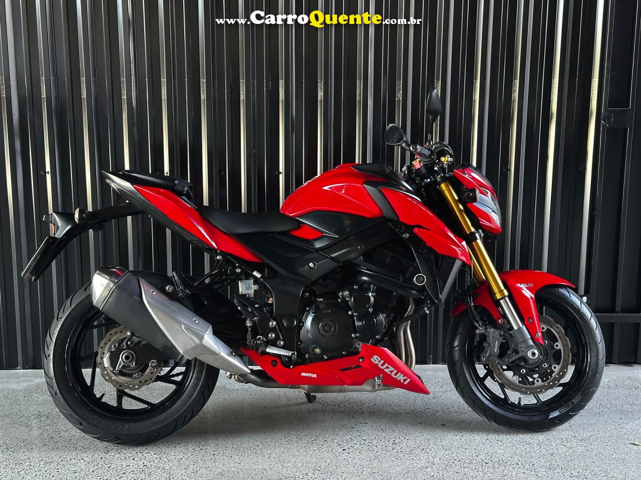 SUZUKI   GSX-S 750   VERMELHO 2018 750 GASOLINA - Loja