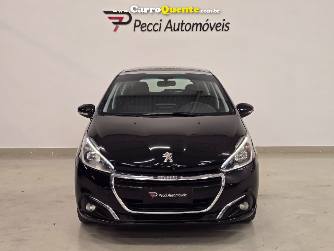 PEUGEOT   208 ALLURE 1.2 FLEX 12V 5P MEC.   PRETO 2018 1.2 FLEX - Loja