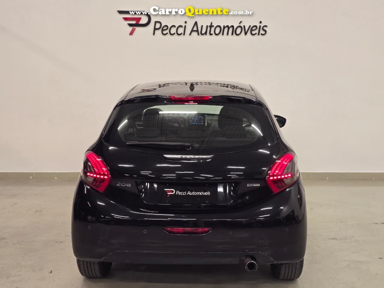 PEUGEOT   208 ALLURE 1.2 FLEX 12V 5P MEC.   PRETO 2018 1.2 FLEX - Loja