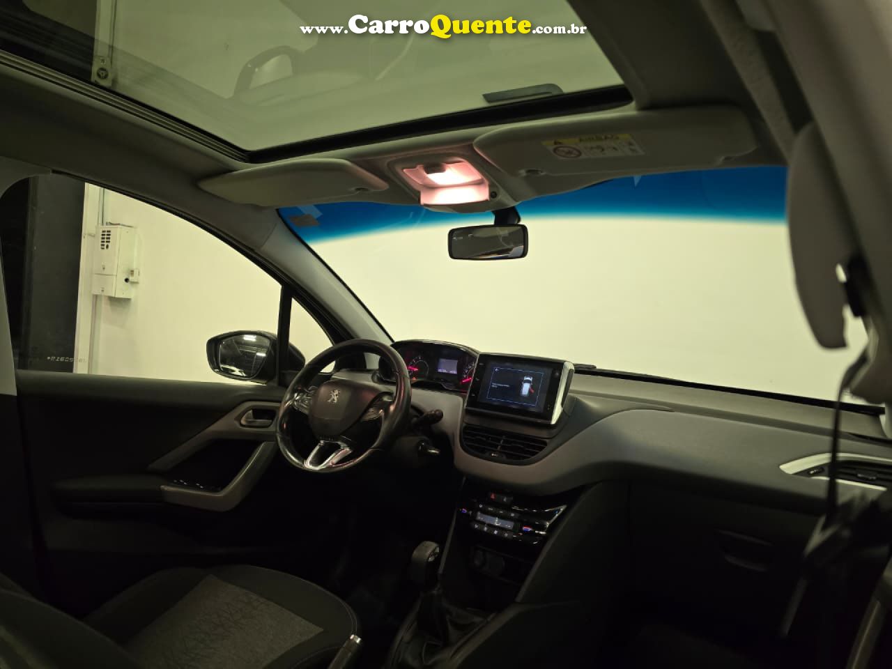 PEUGEOT   208 ALLURE 1.2 FLEX 12V 5P MEC.   PRETO 2018 1.2 FLEX - Loja