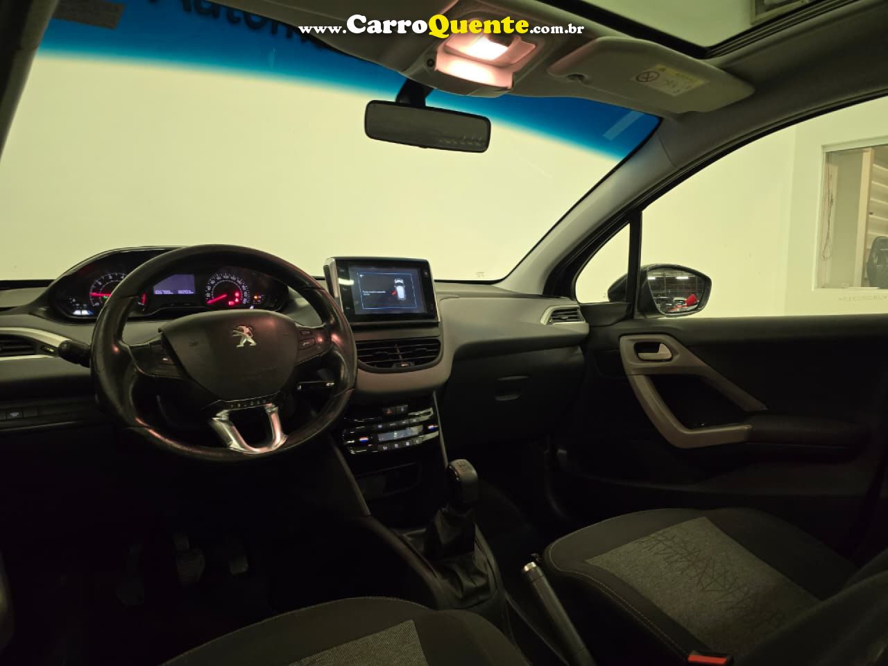 PEUGEOT   208 ALLURE 1.2 FLEX 12V 5P MEC.   PRETO 2018 1.2 FLEX - Loja