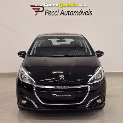 PEUGEOT   208 ALLURE 1.2 FLEX 12V 5P MEC.   PRETO 2018 1.2 FLEX