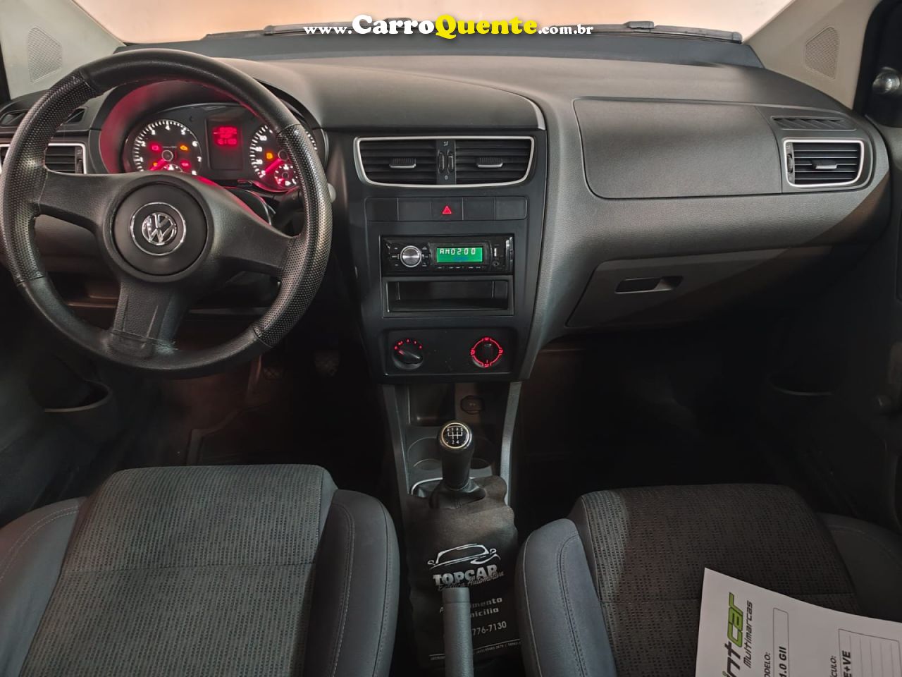 VOLKSWAGEN   FOX 1.0 MI TOTAL FLEX 8V 3P   PRETO 2013 1.0 FLEX - Loja