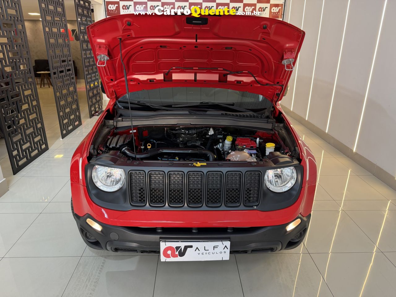 JEEP   RENEGADE1.8 4X2 FLEX 16V AUT.   VERMELHO 2020 1.8 FLEX - Loja