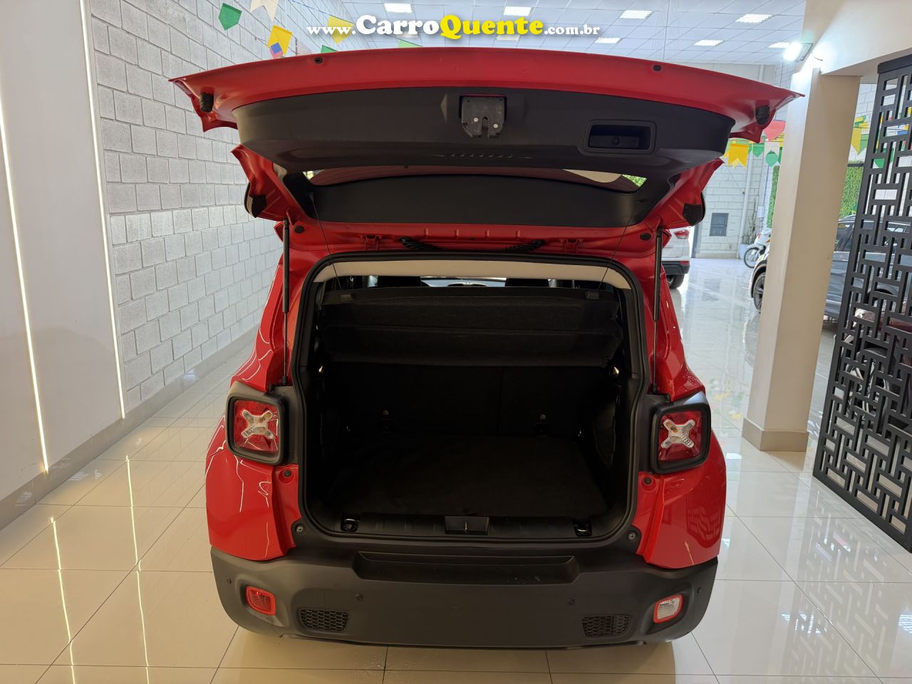 JEEP   RENEGADE1.8 4X2 FLEX 16V AUT.   VERMELHO 2020 1.8 FLEX - Loja