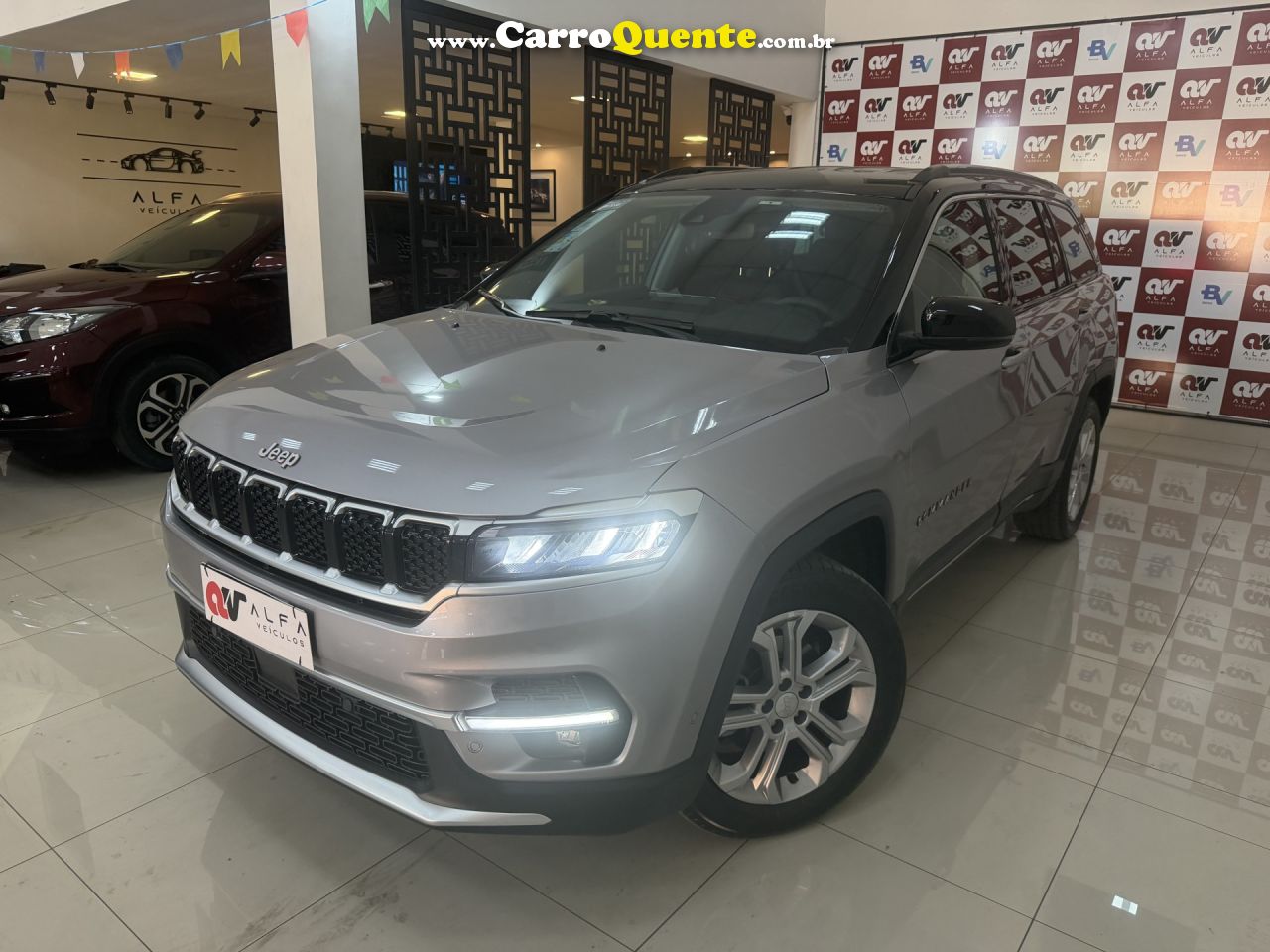 JEEP   COMMANDER LONGITUDE T270 1.3 TB FLEX AUT   PRATA 2025 1.3 FLEX - Loja