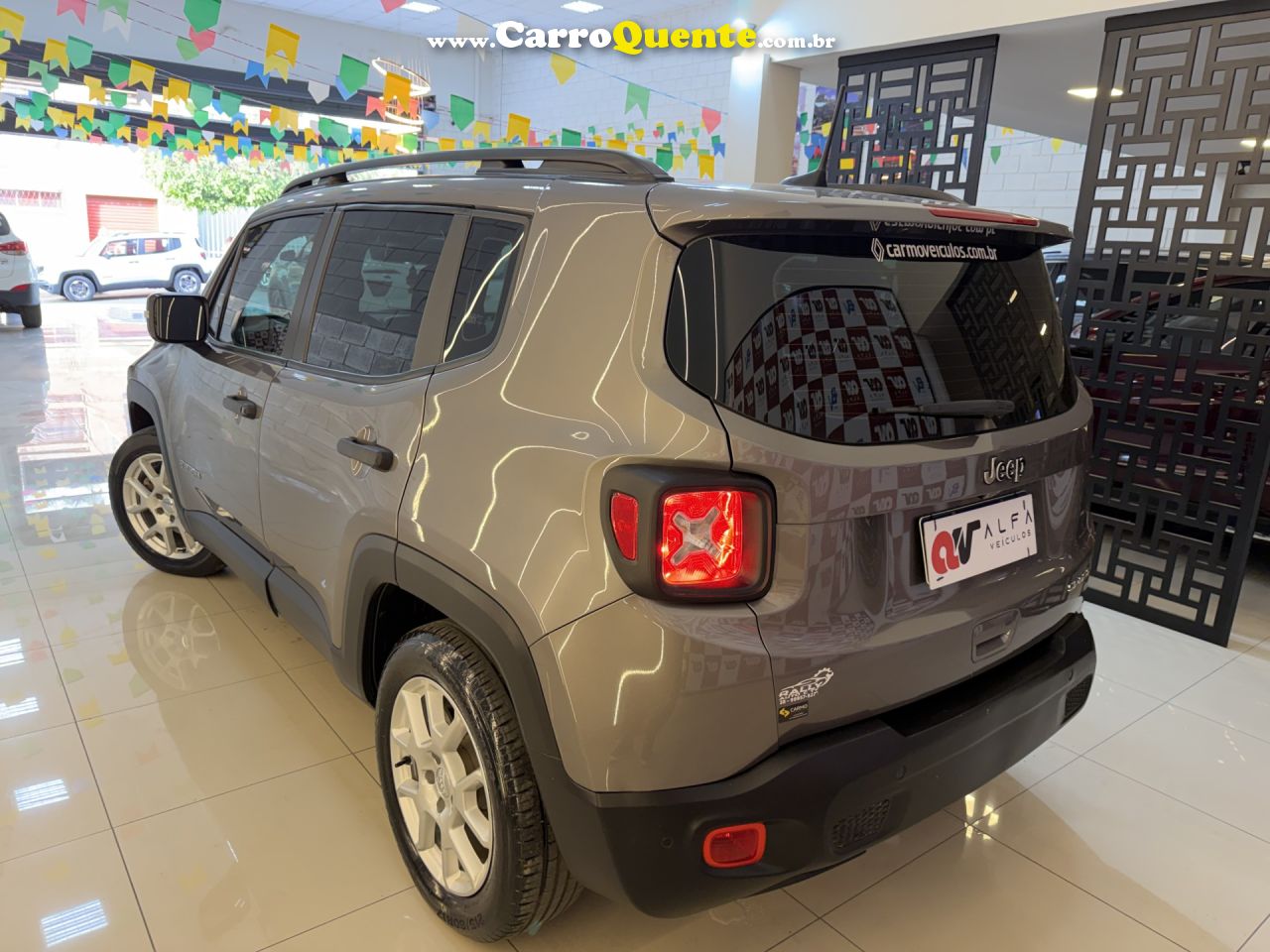 JEEP   RENEGADE SPORT 1.8 4X2 FLEX 16V AUT.   CINZA 2021 1.8 FLEX - Loja