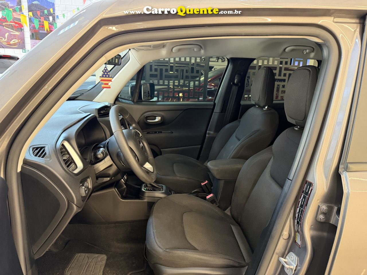 JEEP   RENEGADE SPORT 1.8 4X2 FLEX 16V AUT.   CINZA 2021 1.8 FLEX - Loja