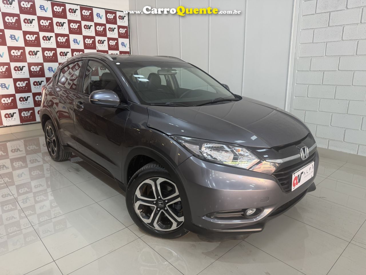 HONDA   HR-V EX 1.8 FLEXONE 16V 5P AUT.   CINZA 2016 1.8 GASOLINA - Loja