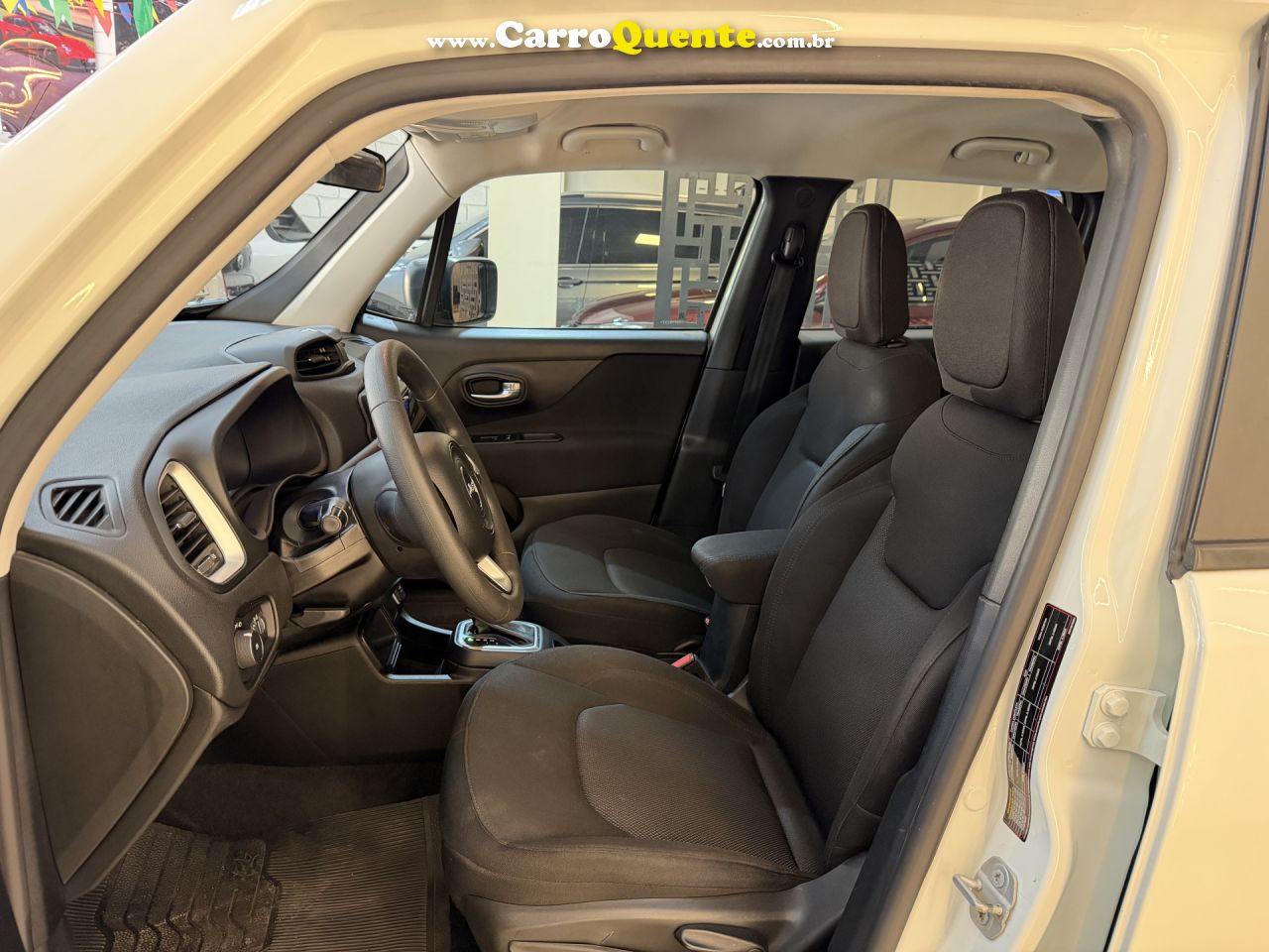 JEEP   RENEGADE1.8 4X2 FLEX 16V AUT.   BRANCO 2021 1.8 FLEX - Loja