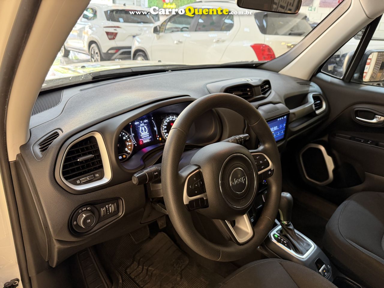 JEEP   RENEGADE1.8 4X2 FLEX 16V AUT.   BRANCO 2021 1.8 FLEX - Loja
