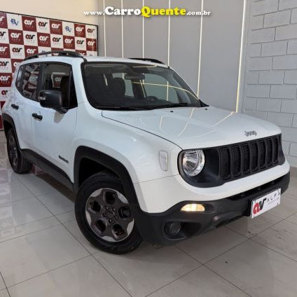 JEEP   RENEGADE1.8 4X2 FLEX 16V AUT.   BRANCO 2021 1.8 FLEX
