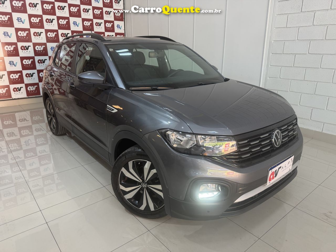 VOLKSWAGEN   T-CROSS COMFOR. 200 TSI 1.0 FLEX 5P AUT.   CINZA 2022 1.0 FLEX - Loja