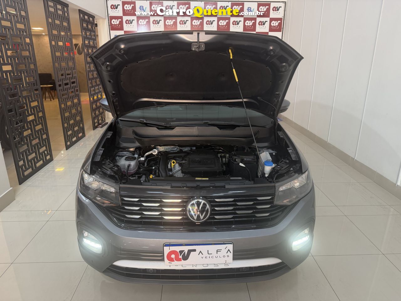 VOLKSWAGEN   T-CROSS COMFOR. 200 TSI 1.0 FLEX 5P AUT.   CINZA 2022 1.0 FLEX - Loja
