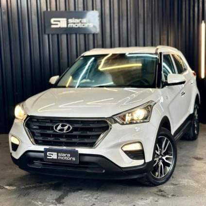 HYUNDAI   CRETA PULSE 1.6 16V FLEX AUT.   BRANCO 2018 1.6 FLEX