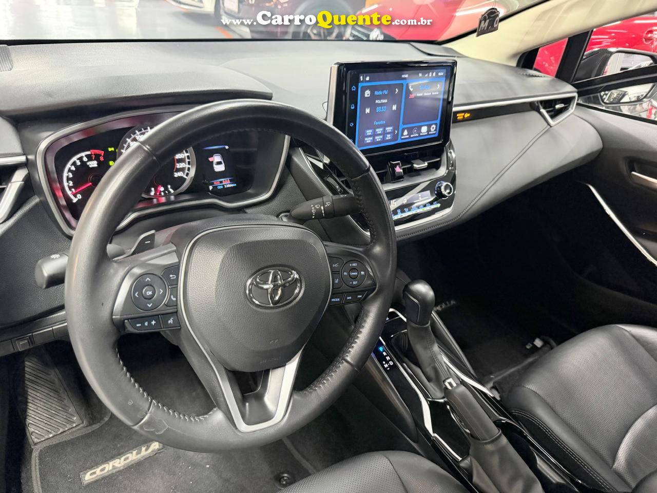 TOYOTA   COROLLA XEI 2.0 FLEX 16V AUT.   PRETO 2023 2.0 FLEX - Loja