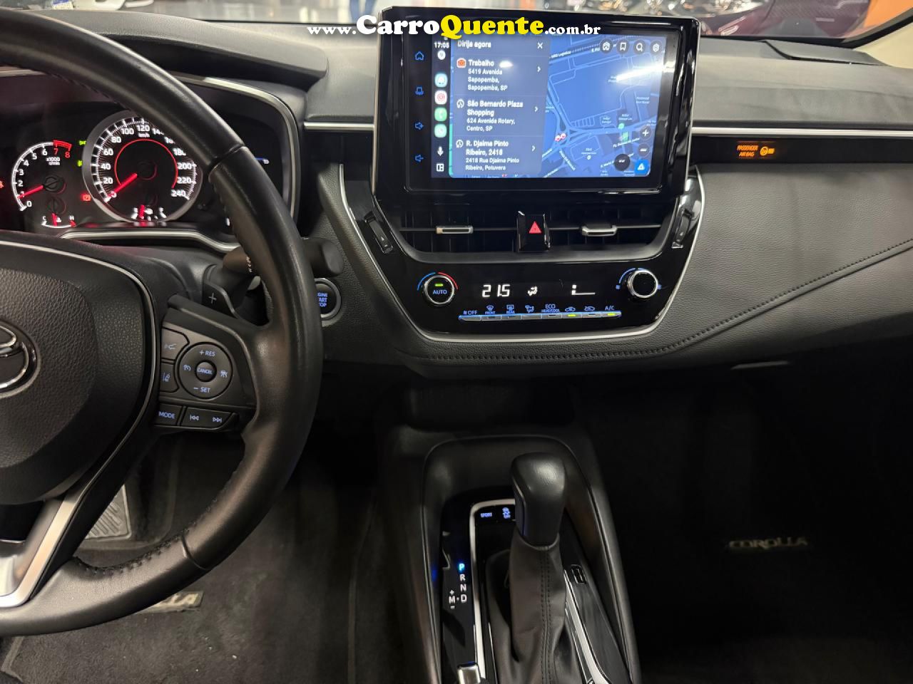 TOYOTA   COROLLA XEI 2.0 FLEX 16V AUT.   PRETO 2023 2.0 FLEX - Loja