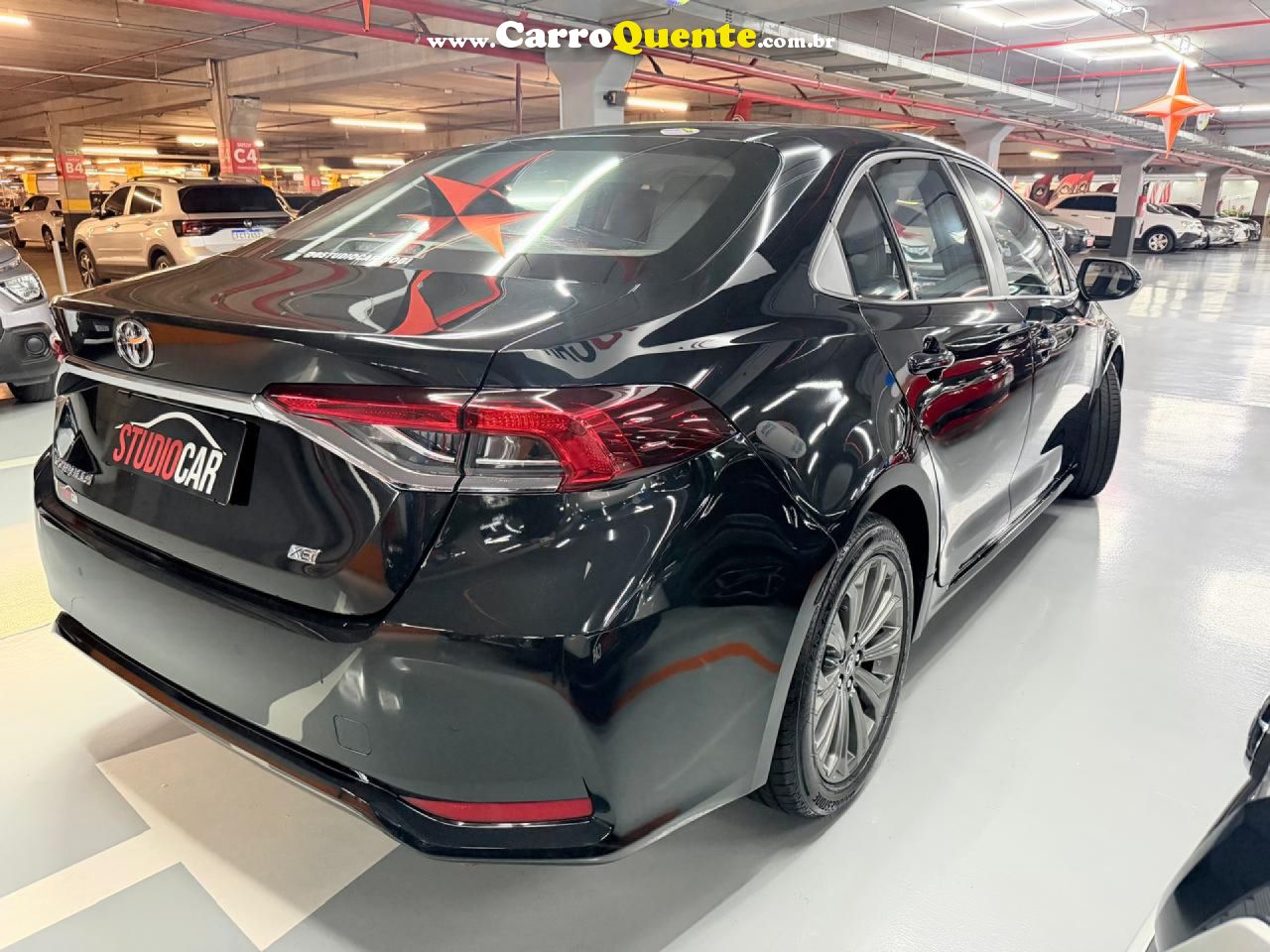 TOYOTA   COROLLA XEI 2.0 FLEX 16V AUT.   PRETO 2023 2.0 FLEX - Loja