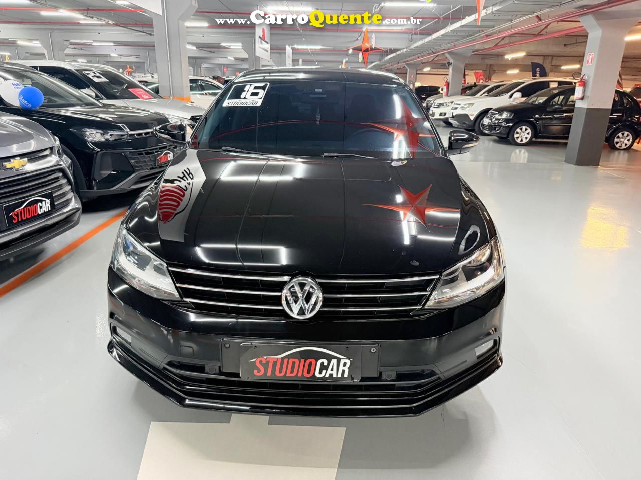 VOLKSWAGEN   JETTA COMFORTLINE 1.4 TSI 16V 4P AUT.   PRETO 2016 1.4 GASOLINA - Loja