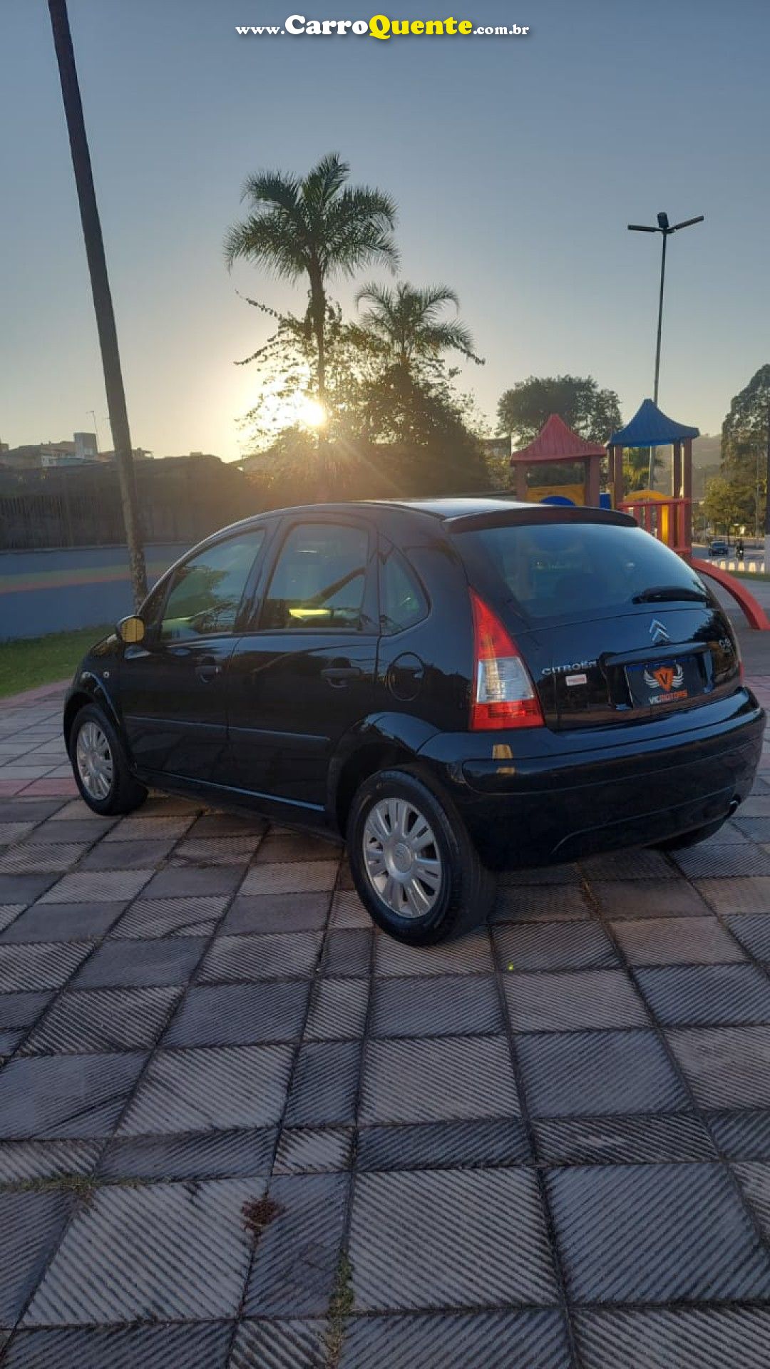 CITROËN   C3 GLX 1.4 GLX SONORA 1.4 FLEX 8V 5P   PRETO 2009 1.4 FLEX - Loja