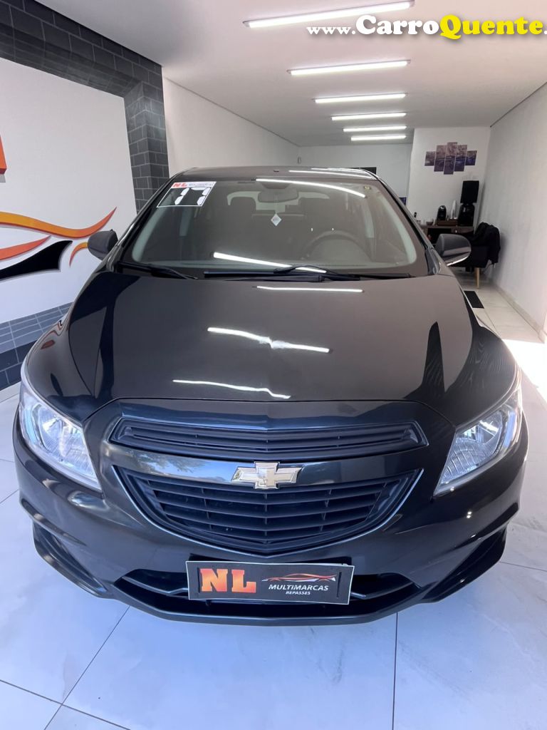 CHEVROLET   ONIX HATCH JOY 1.0 8V FLEX 5P MEC.   CINZA 2017 1.0 FLEX - Loja