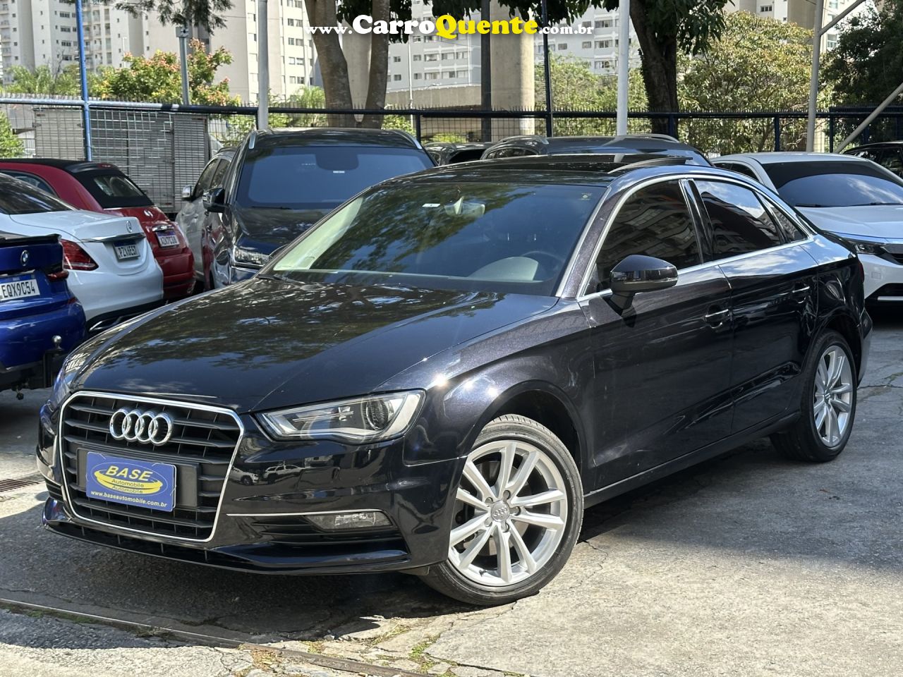 AUDI   A3 SED. AMBITION 2.0 TSFI 220CV S-TRONIC   PRETO 2016 2.0 GASOLINA - Loja