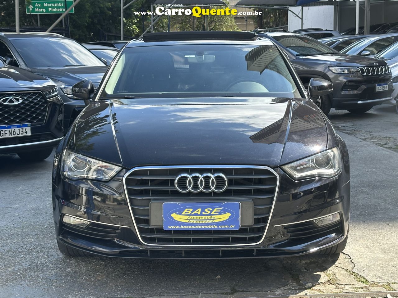 AUDI   A3 SED. AMBITION 2.0 TSFI 220CV S-TRONIC   PRETO 2016 2.0 GASOLINA - Loja