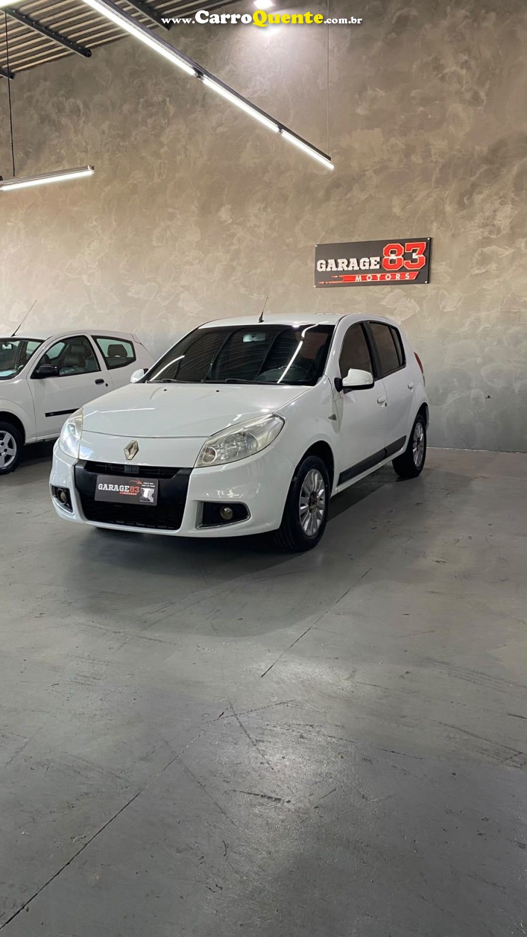 RENAULT   SANDERO PRIVILÈGE HI-FLEX 1.6 8V 5P   BRANCO 2012 1.6 FLEX - Loja