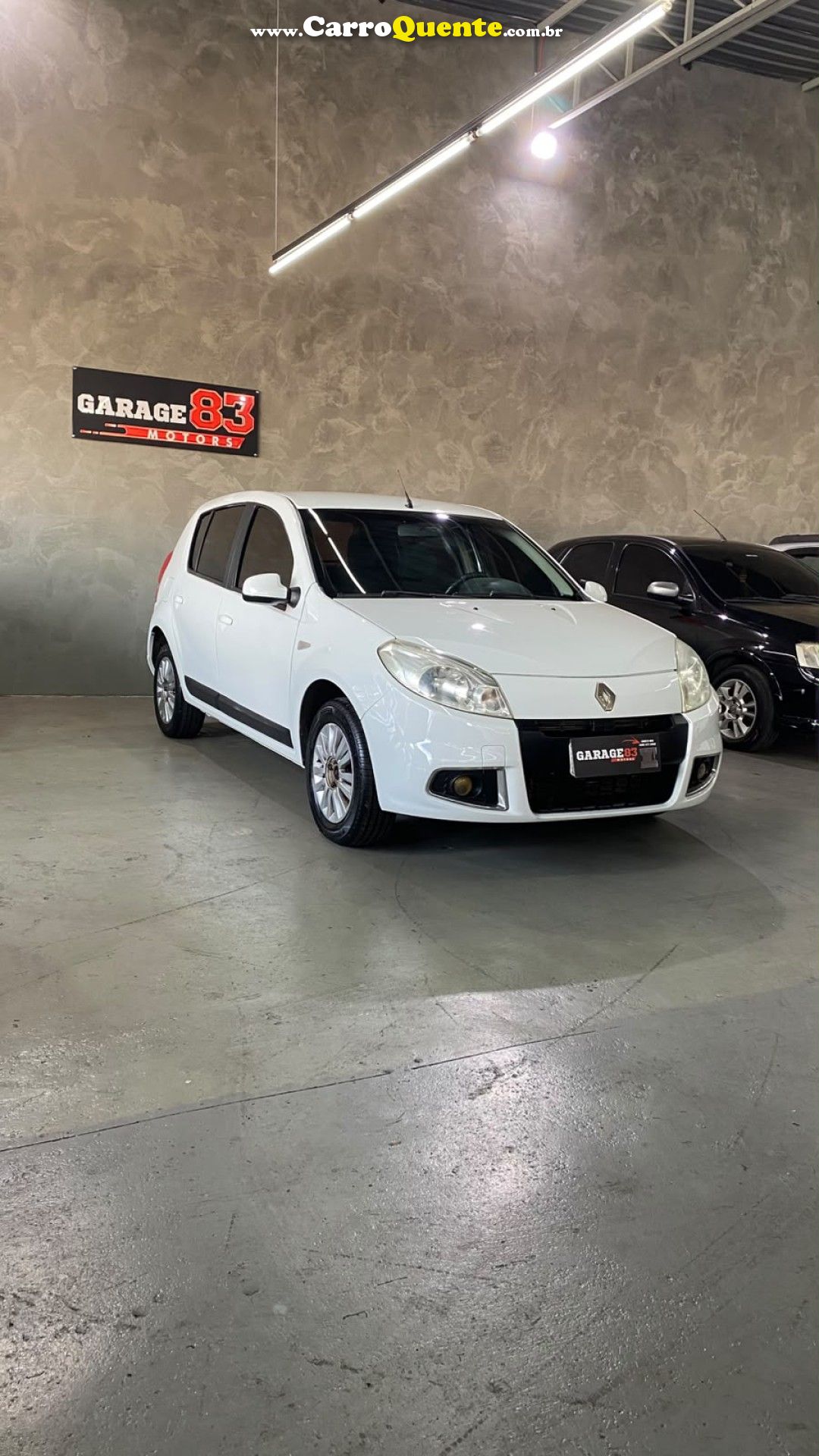 RENAULT   SANDERO PRIVILÈGE HI-FLEX 1.6 8V 5P   BRANCO 2012 1.6 FLEX - Loja