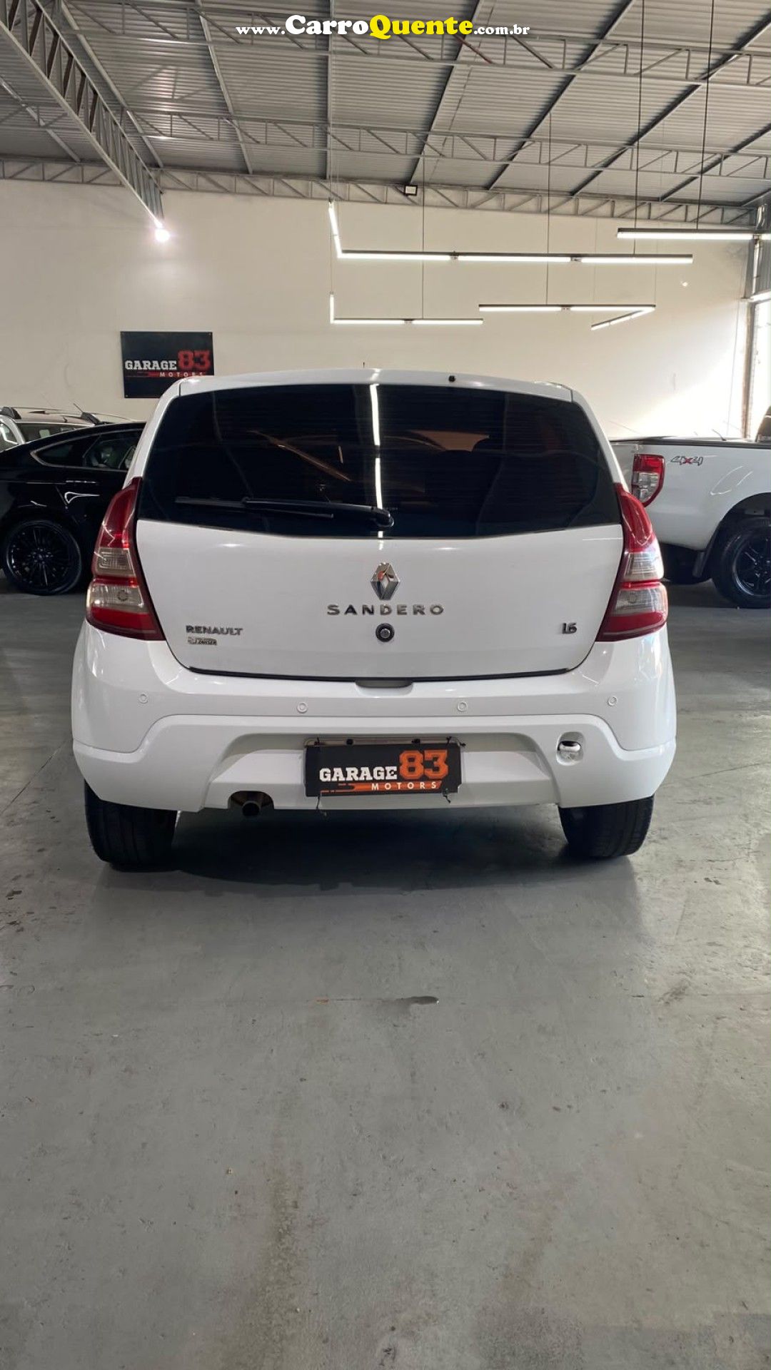 RENAULT   SANDERO PRIVILÈGE HI-FLEX 1.6 8V 5P   BRANCO 2012 1.6 FLEX - Loja