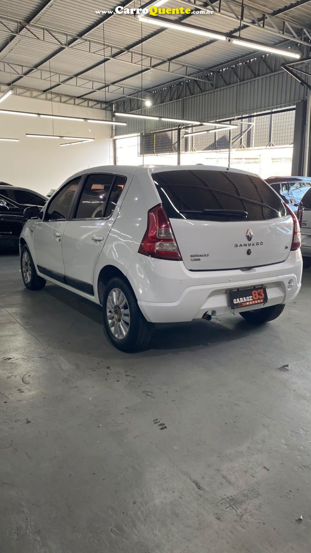 RENAULT   SANDERO PRIVILÈGE HI-FLEX 1.6 8V 5P   BRANCO 2012 1.6 FLEX - Loja