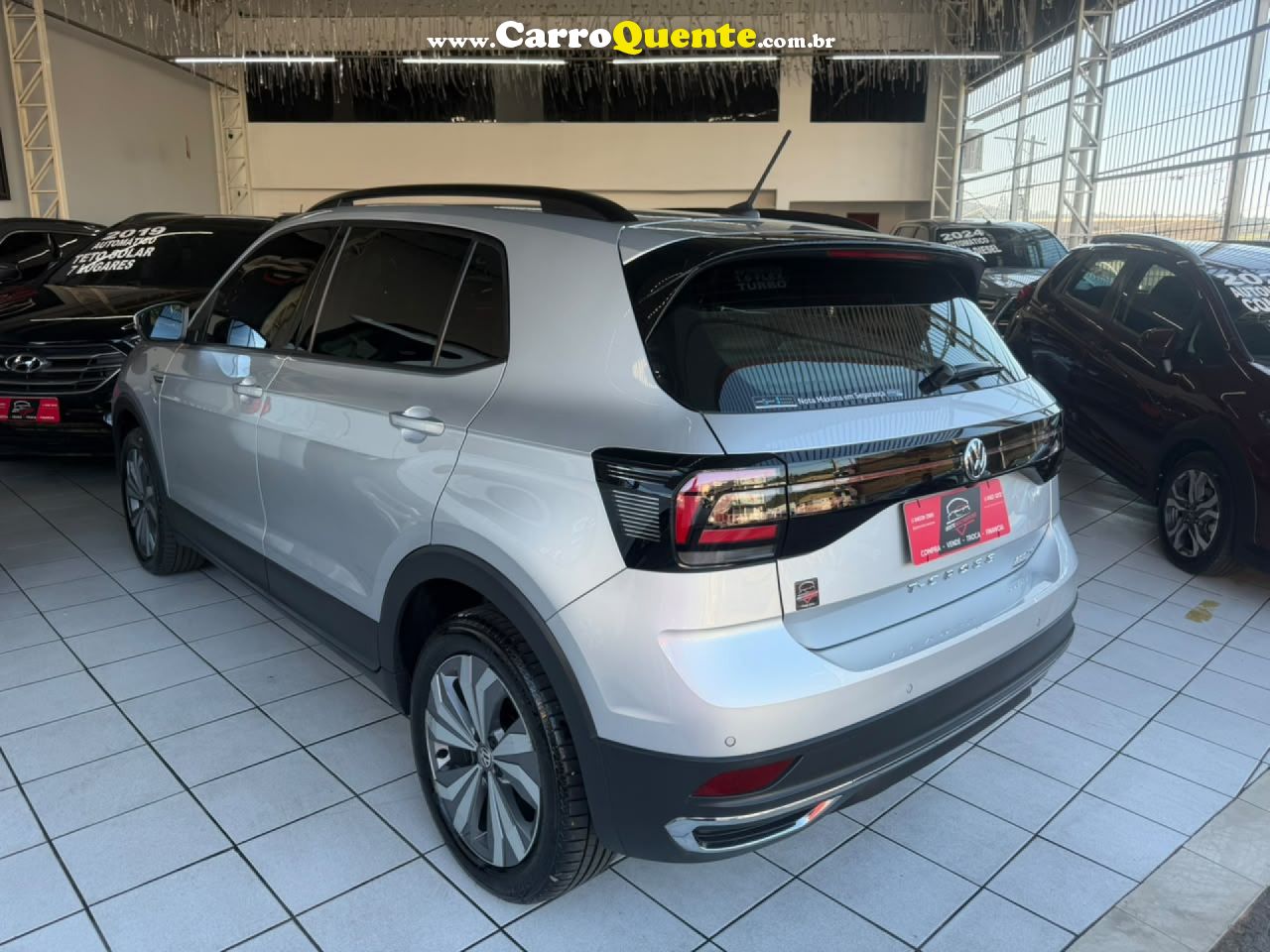 VOLKSWAGEN   T-CROSS COMFORTLINE 1.0 TSI FLEX 5P AUT.   PRATA 2020 1.0 FLEX - Loja