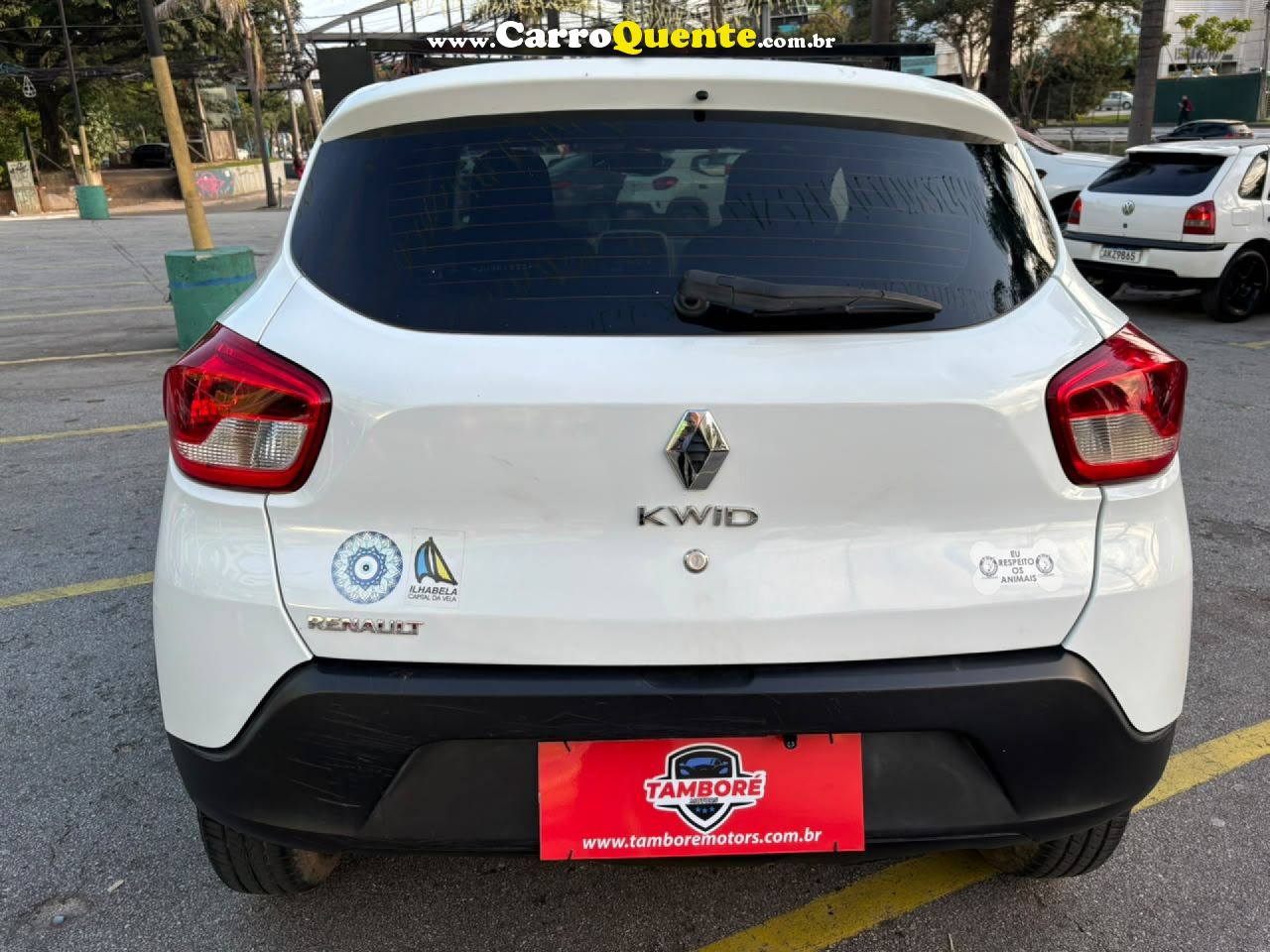 RENAULT   KWID ZEN 1.0 FLEX 12V 5P MEC.   BRANCO 2018 1.0 FLEX - Loja