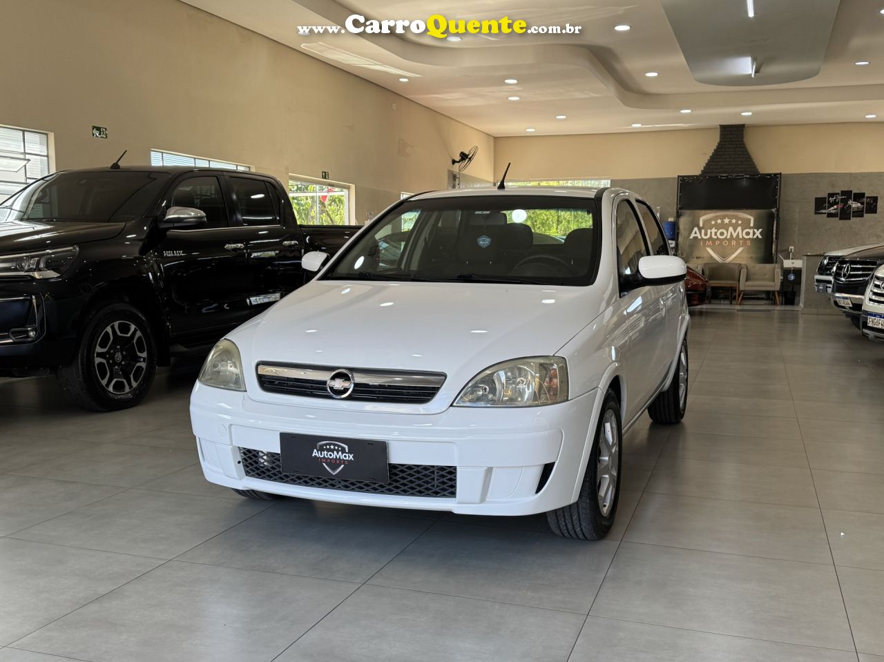 CHEVROLET   CORSA SED. MAXX 1.4 8V ECONOFLEX 4P   BRANCO 2008 1.4 GASOLINA - Loja